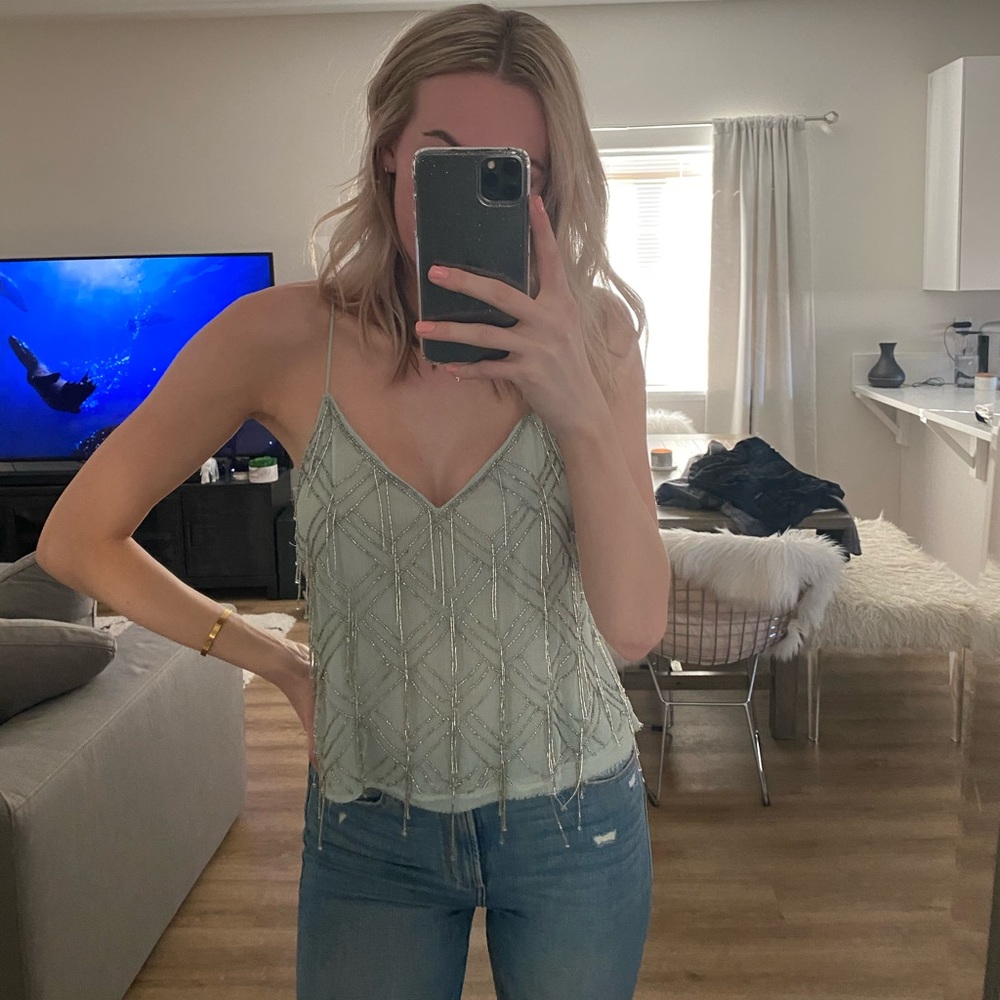 Free People Beaded Tank